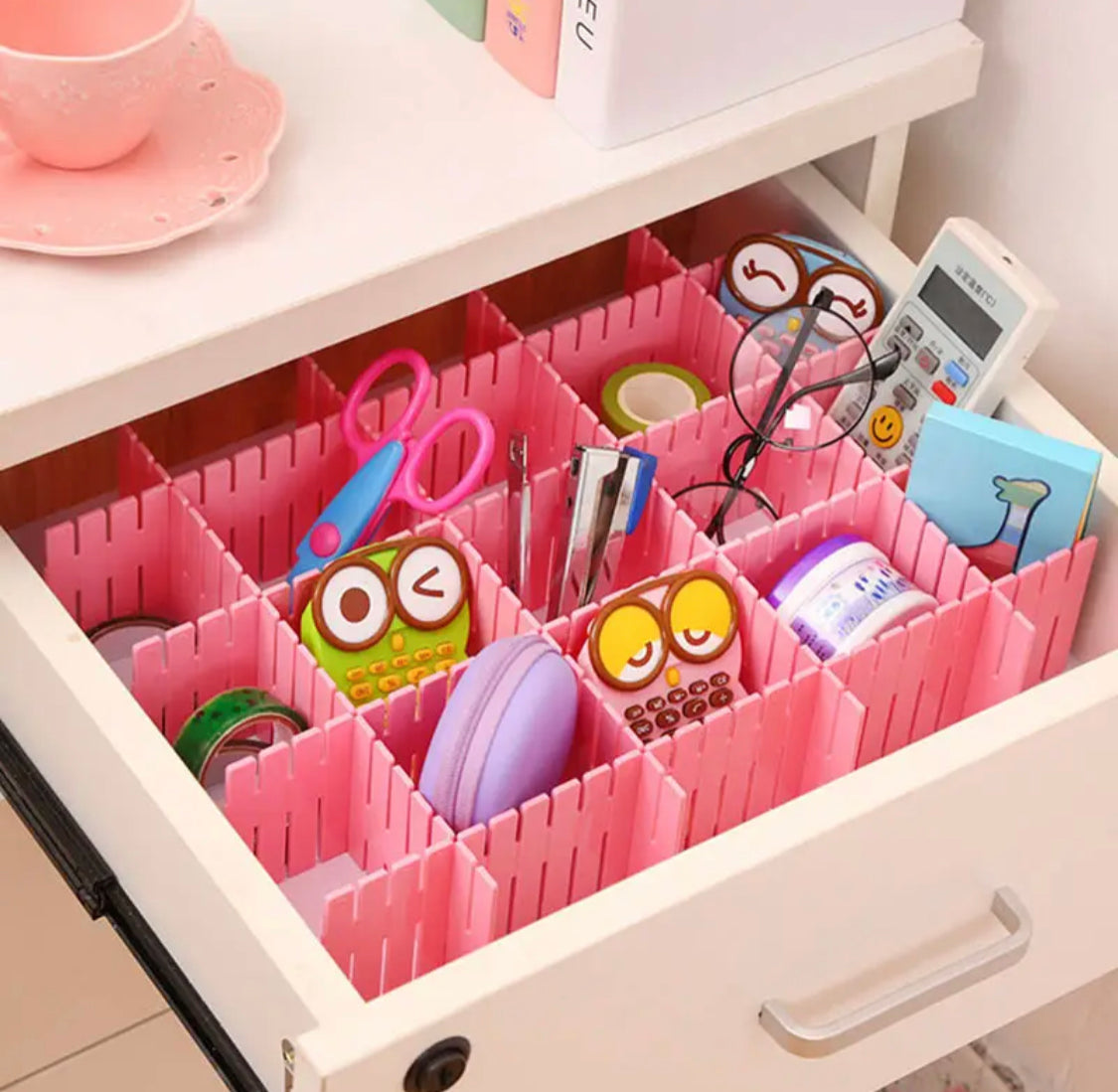 DIY Partition Draw Dividers Drawer Desk Organizer – Citystore.pk